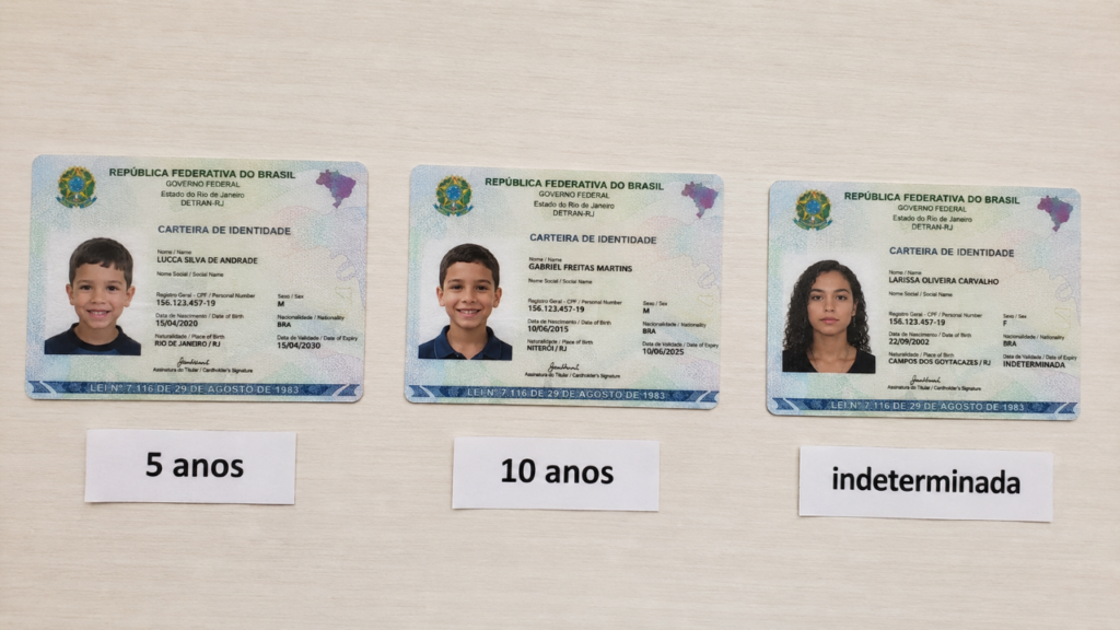 A CIN tem validade diferente conforme a idade, e esse detalhe pode pegar muita família desprevenida