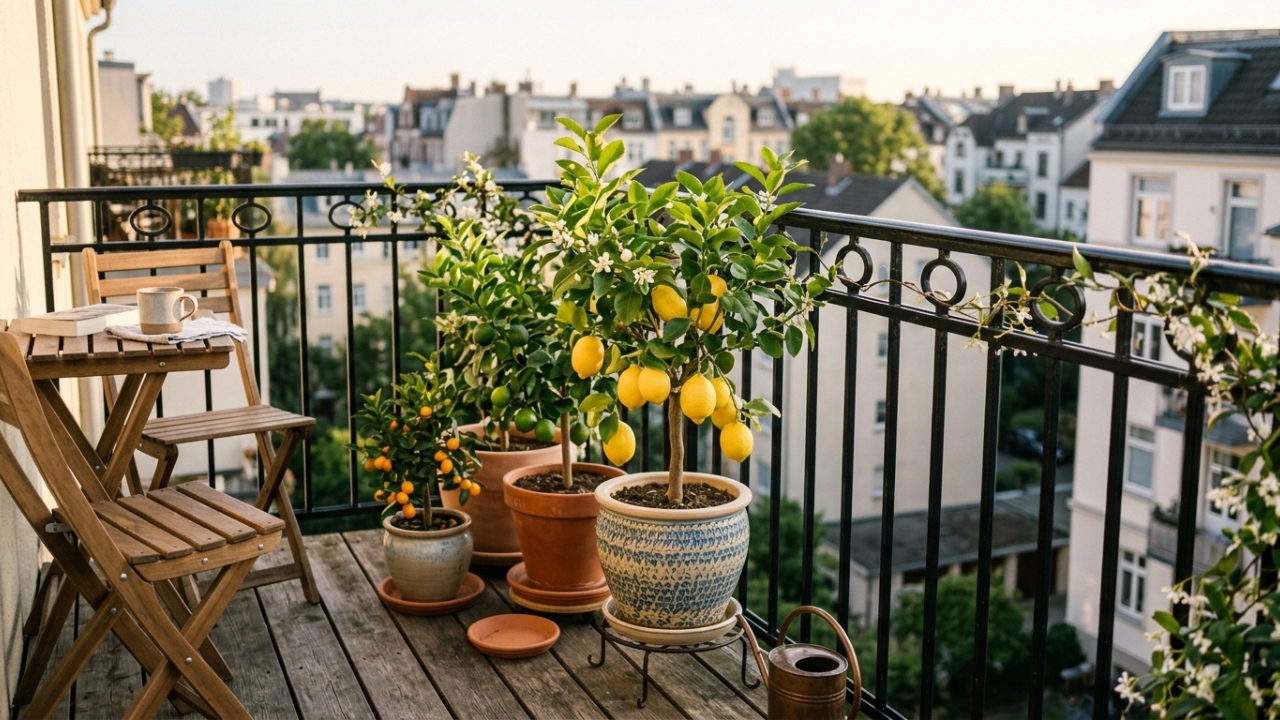 O truque simples que quase ninguém te conta para ter frutas na varanda do apartamento