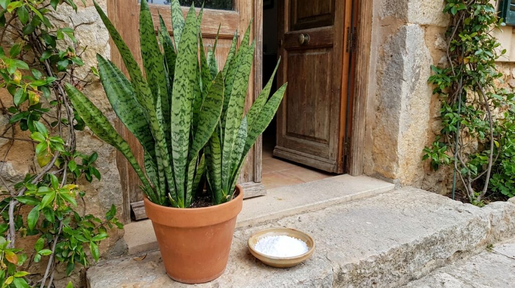 Colocar sal grosso na terra da espada-de-são-jorge: entenda a origem, o significado e os cuidados com esse costume