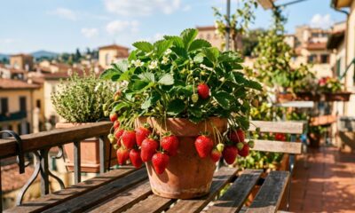 O passo a passo para cultivar morangos doces mesmo em vasos e espaços pequenos