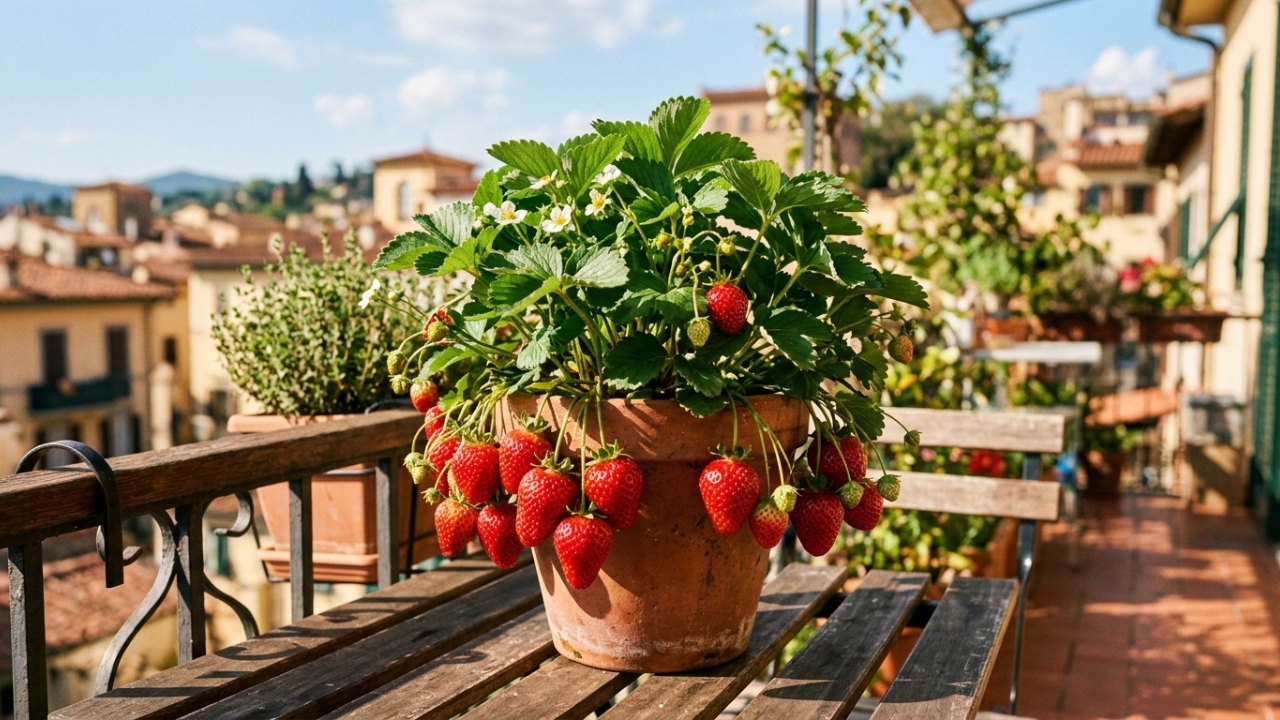 O passo a passo para cultivar morangos doces mesmo em vasos e espaços pequenos