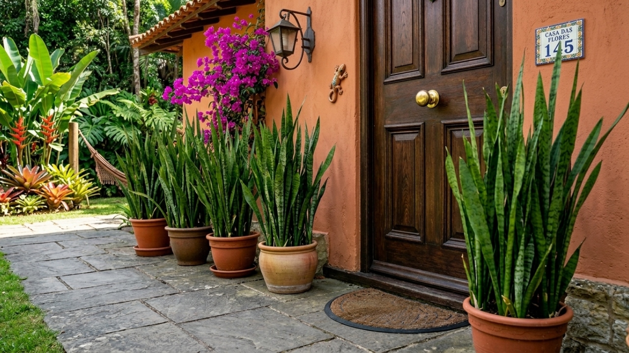 As 3 plantas que você deve colocar logo na entrada da casa para atrair proteção
