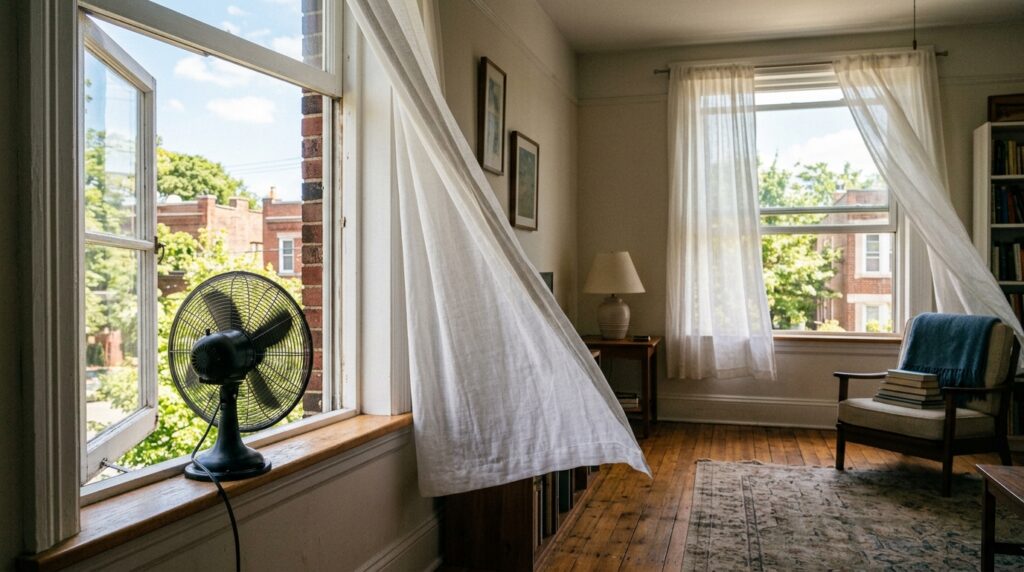 Todo mundo está virando o ventilador para o lado errado – um truque simples pode ajudar muito durante a onda de calor