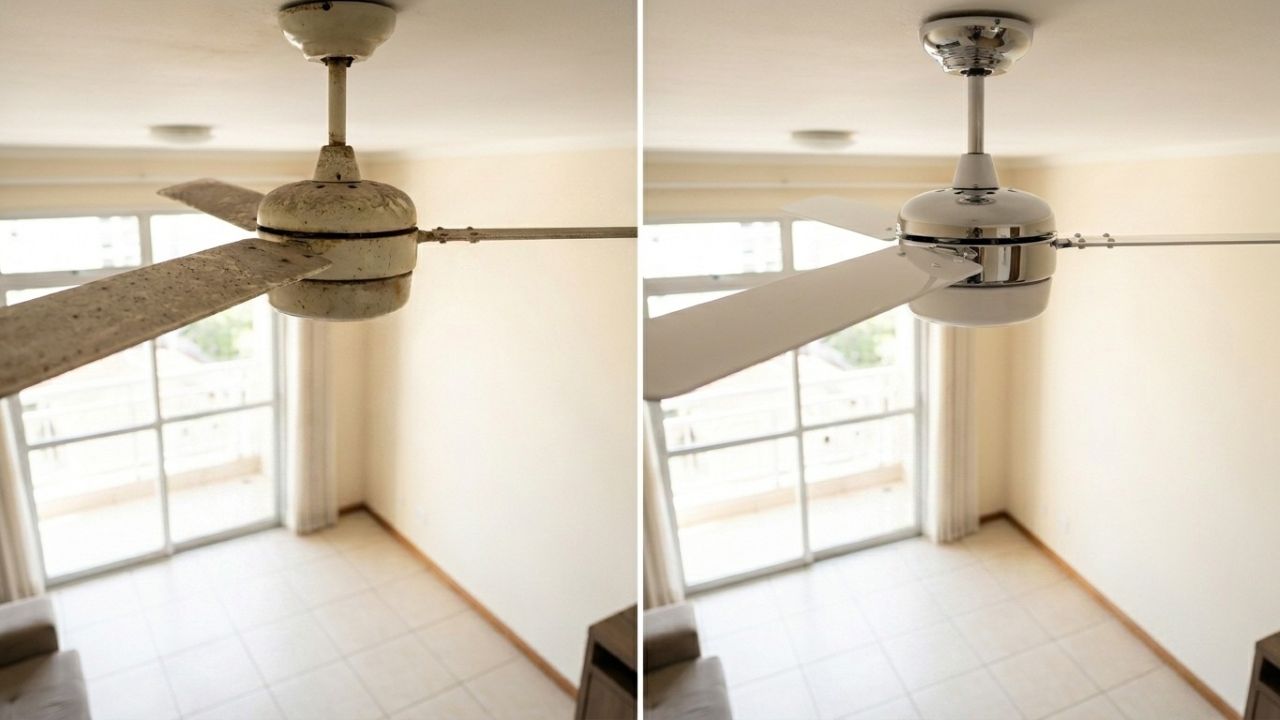 Como tirar poeira do ventilador de teto sem escada e sem espalhar sujeira pela casa