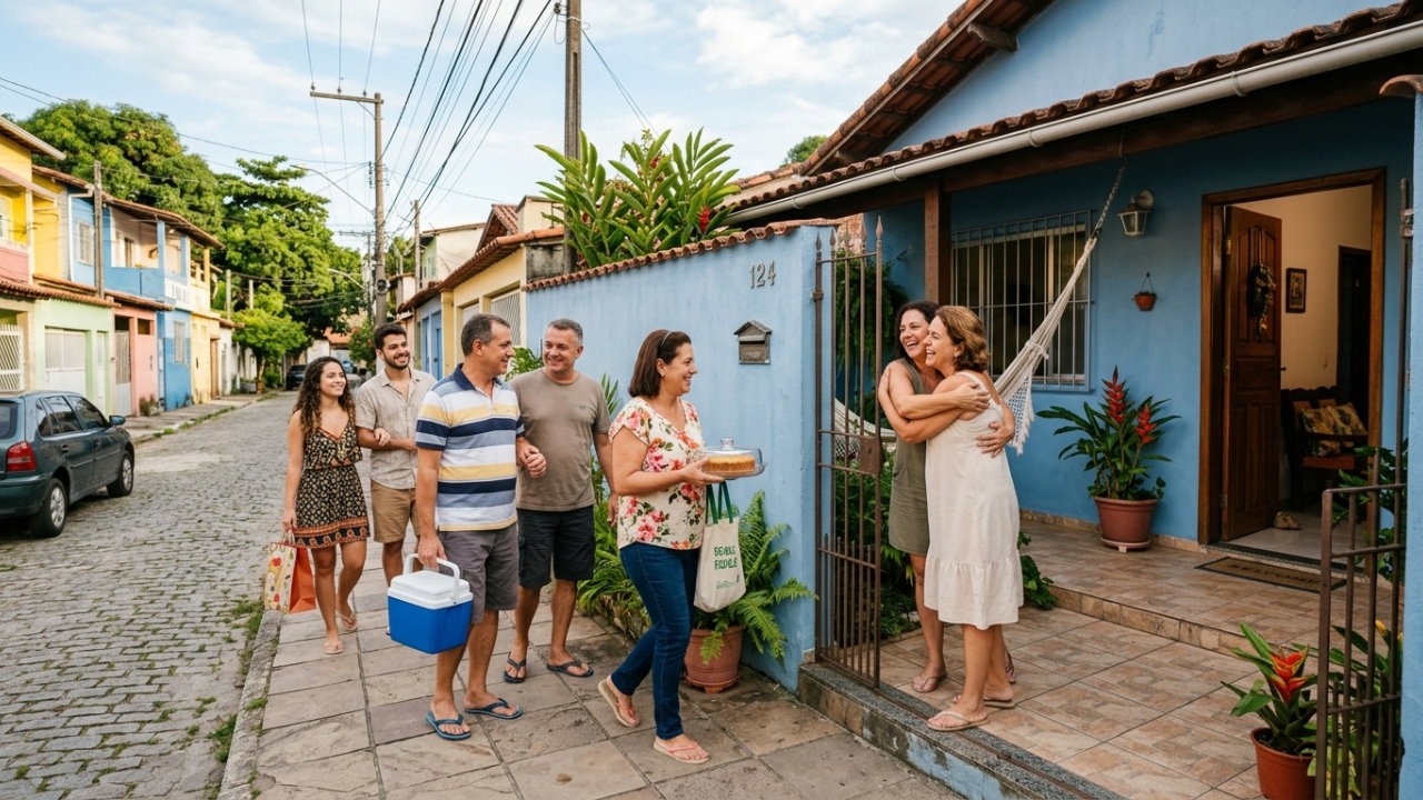 Como as pessoas se relacionavam antes da internet e criavam laços com visitas sem avisar