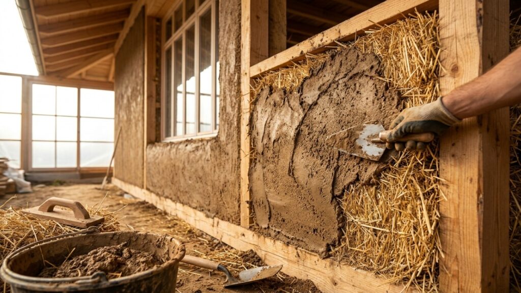 Casal constrói sozinho uma casa de palha e barro e surpreende ao mostrar como materiais simples podem manter o conforto por muito tempo
