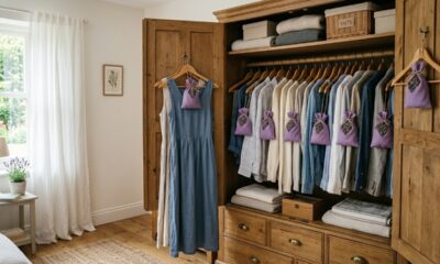 Sachês de lavanda pendurados no guarda-roupa: para que servem e por que são recomendados