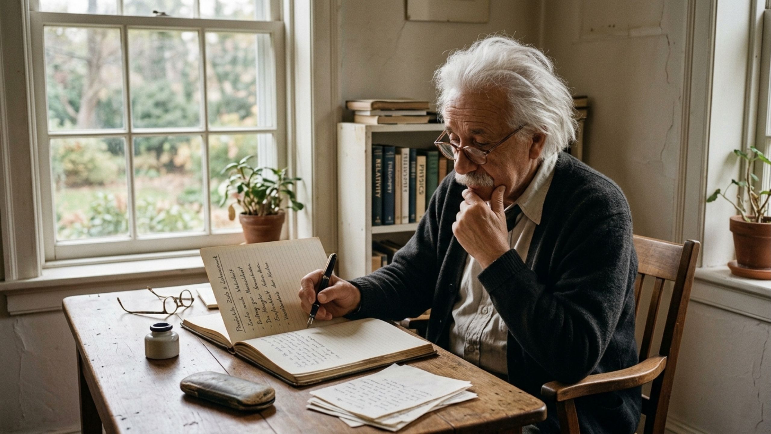 A reflexão de Albert Einstein: “Não se esforce para ser um homem de sucesso, mas sim um homem de valor.”
