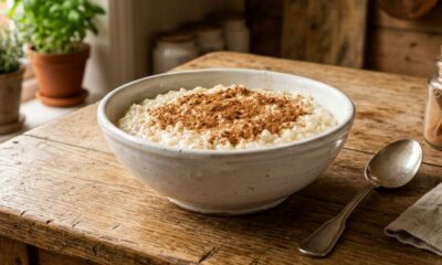 Cozinheiros e cientistas asturianos concordam: "O melhor arroz doce é feito com arroz totalmente cozido em água."