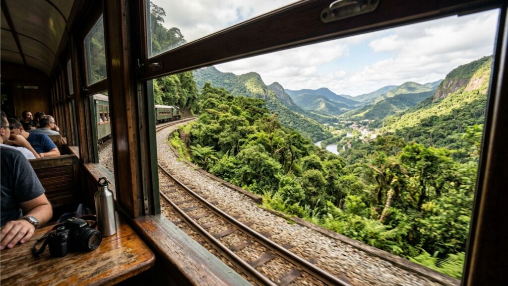 O renascimento dos trilhos no Brasil: a viagem de trem entre Curitiba e Morretes e como esse trajeto histórico se tornou uma das experiências mais bonitas e surpreendentes do turismo ferroviário brasileiro