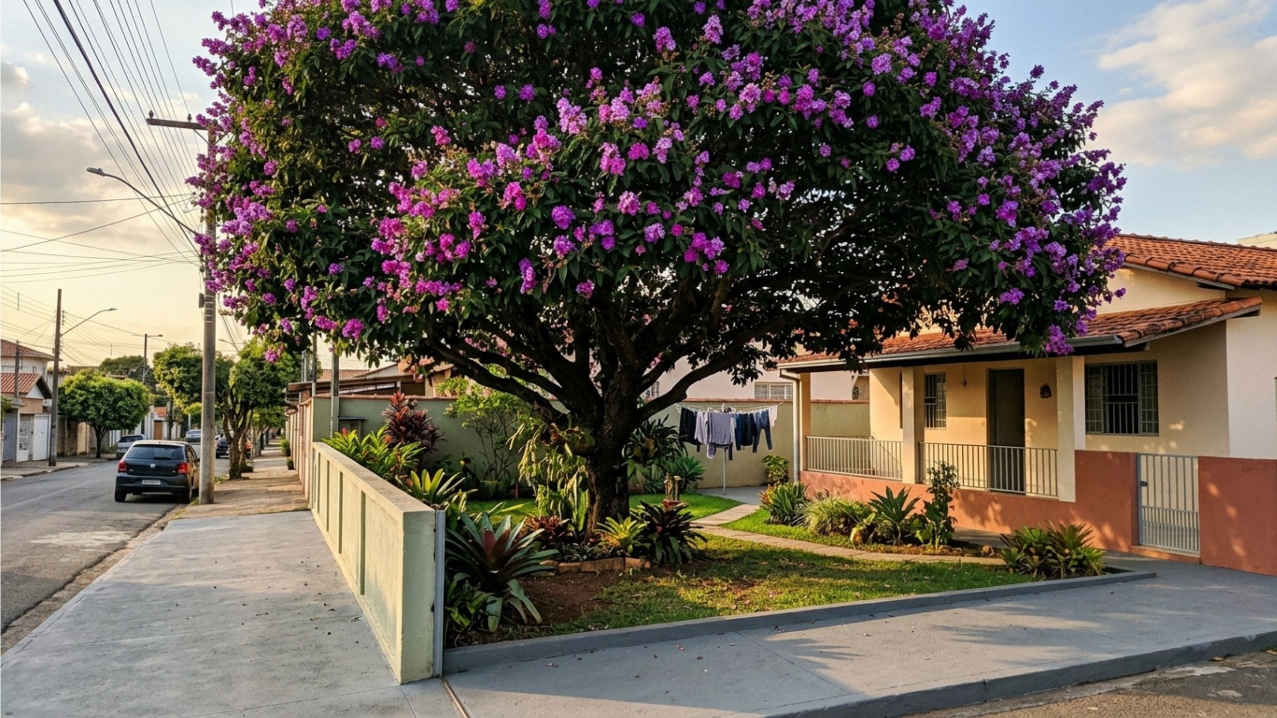 A árvore que não levanta calçada e ainda dá sombra o ano inteiro: opção ideal para plantar no quintal