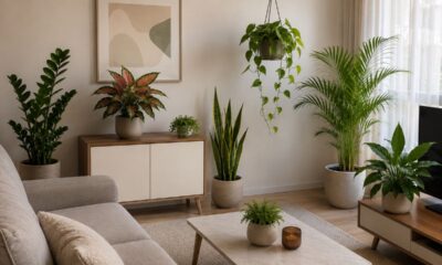 Plantas adaptadas à pouca luz deixam apartamentos pequenos mais acolhedores