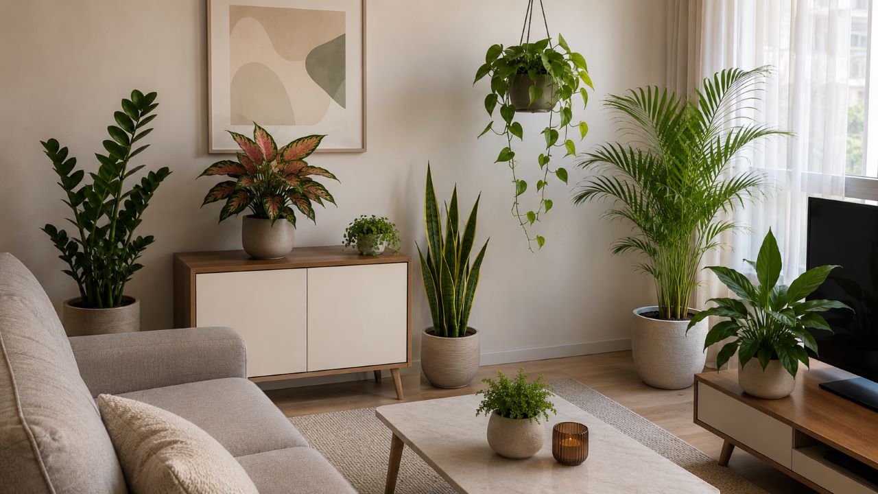 Plantas adaptadas à pouca luz deixam apartamentos pequenos mais acolhedores