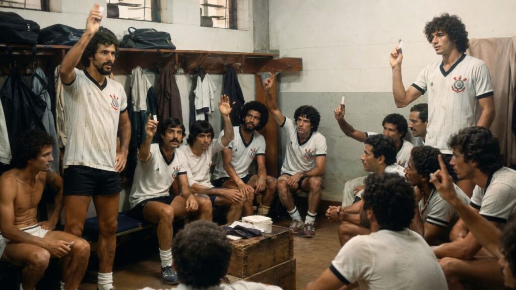 Democracia Corinthiana levou votações internas ao clube e marcou a luta pela redemocratização do Brasil
