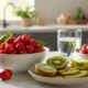 Acerola, kiwi e morango entregam vitamina C para a rotina da pele