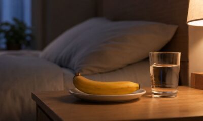 Banana antes de dormir pode ajudar na rotina contra o inchaço matinal