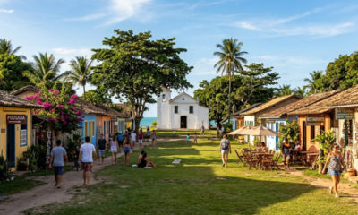 Com 440 anos de história, este vilarejo no Nordeste chama atenção por suas casinhas coloridas e atmosfera tranquila