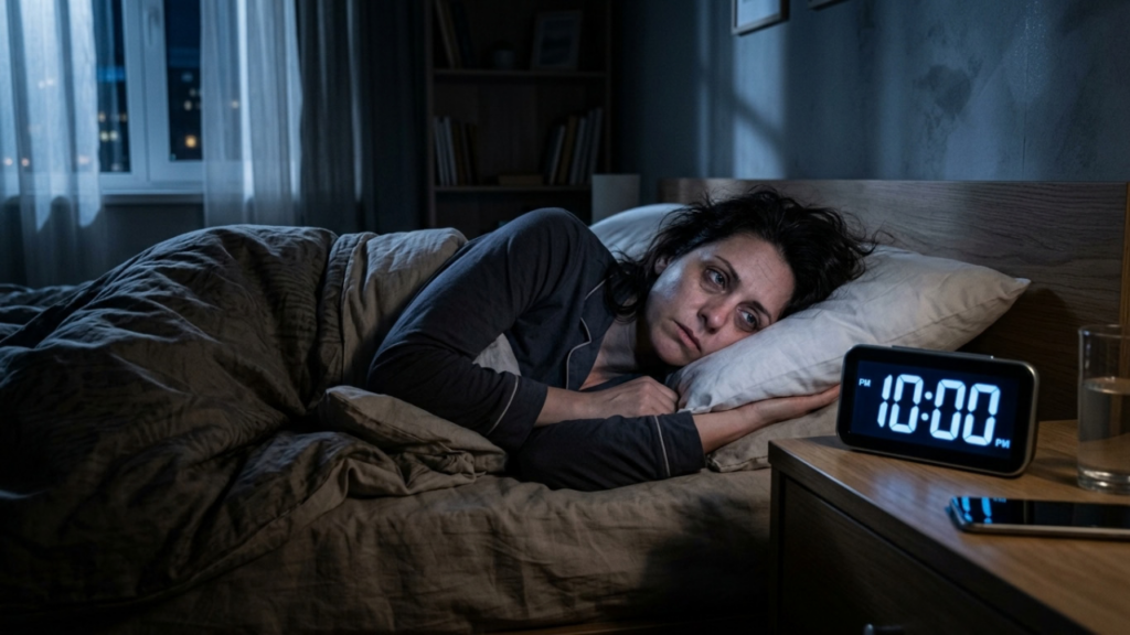 A psicologia afirma que quem fica em alerta todos os dias após as 22h não tem relação com insônia biológica, mas com o hiperalerta mental que surge à noite junto com a ansiedade