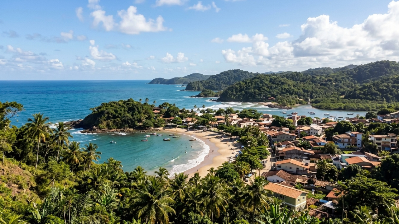 O paraíso do surfe no Nordeste que preserva florestas, praias intocadas e o charme da Costa do Cacau