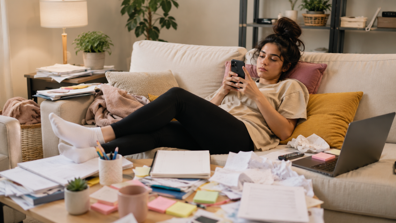 A psicologia afirma que pessoas que procrastinam muito não tem preguiça, mas uma falha na regulação emocional