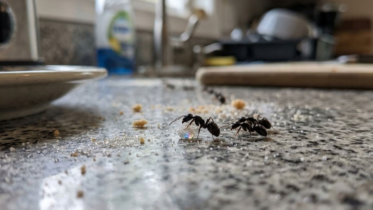 6 melhores formas de impedir a entrada de formigas na sua bancada de cozinha