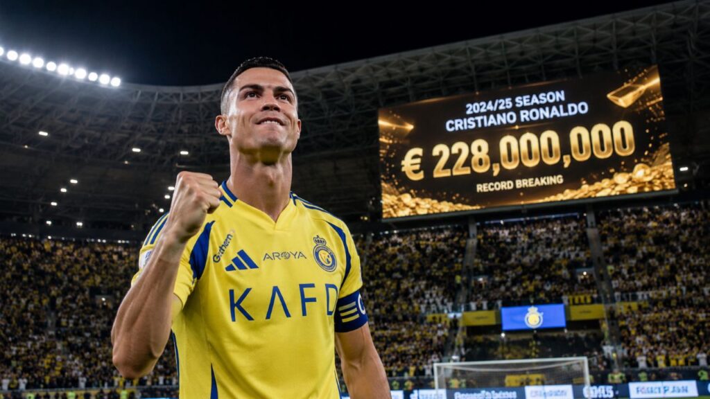 O salário de Cristiano Ronaldo no Al-Nassr impressiona quando convertido por segundo