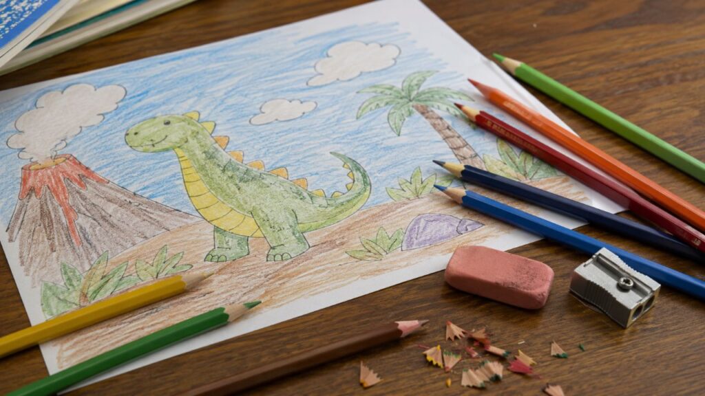 Cores, desenhos e materiais escolares ajudam a despertar memórias afetivas da infância