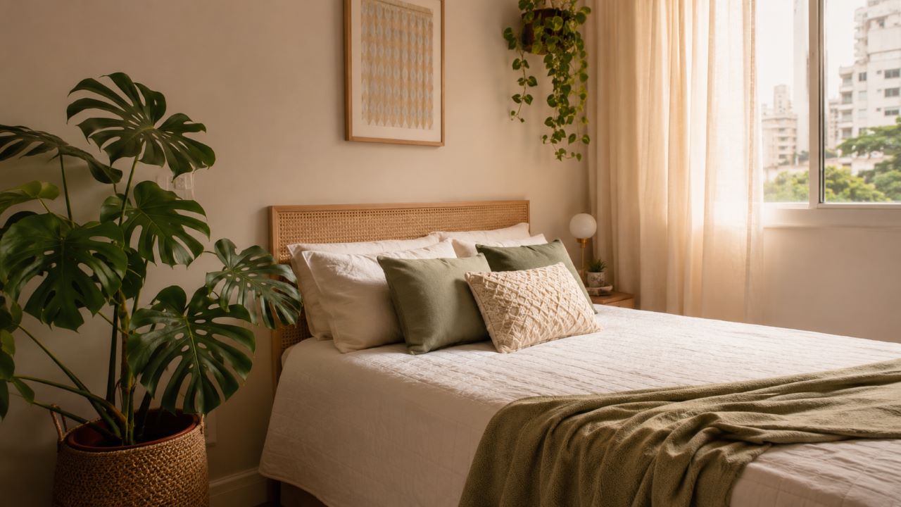 Algumas plantas se adaptam muito bem ao quarto e podem surpreender quem ainda evita vasos nesse ambiente