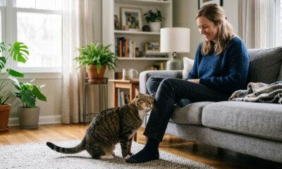 A cabeçada do gato pode ser carinho, recado e marcação ao mesmo tempo