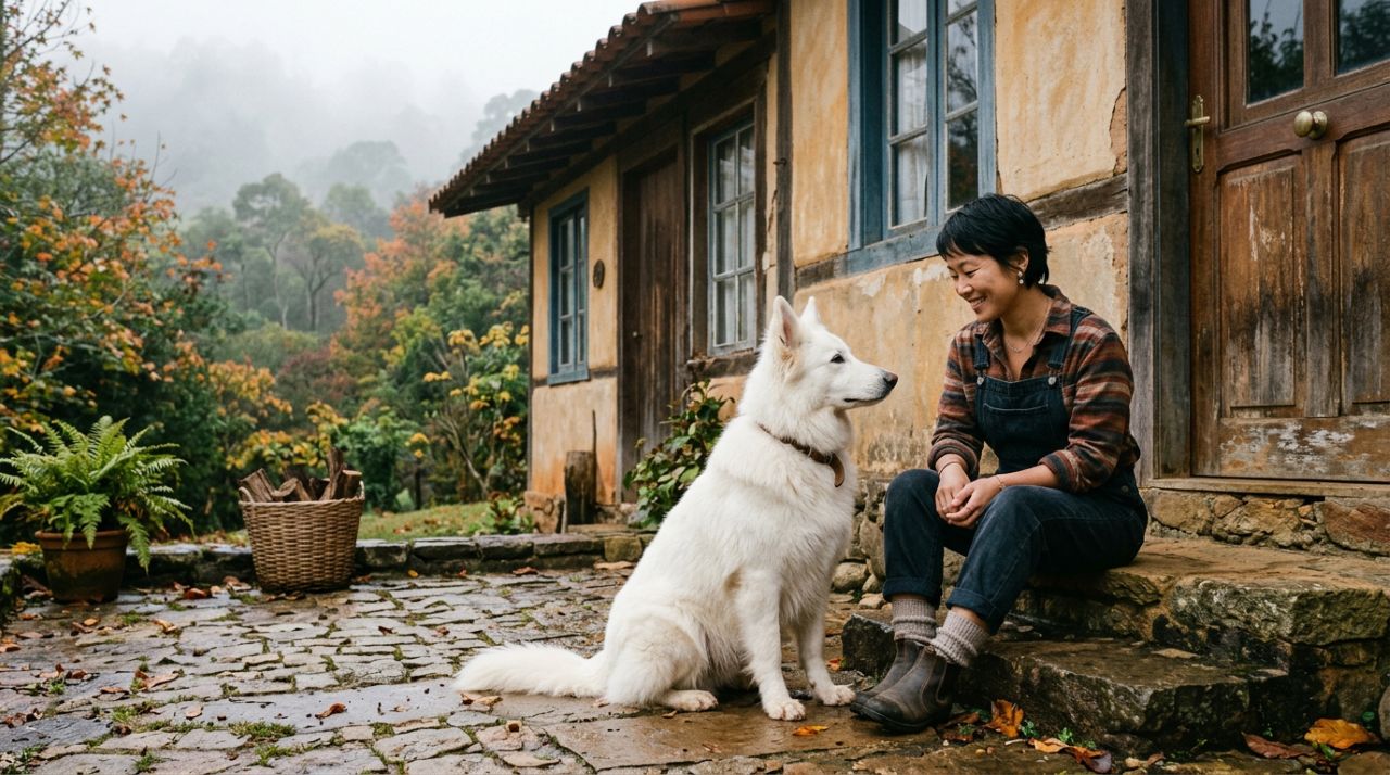 Cão de rua agressivo surpreende socorrista com verdade adorável