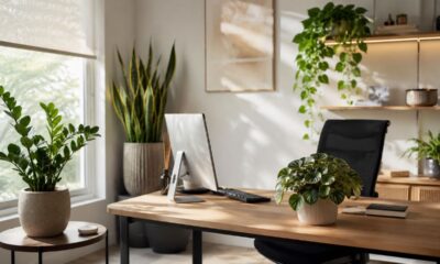 Plantas certas deixam o escritório mais bonito sem dar trabalho
