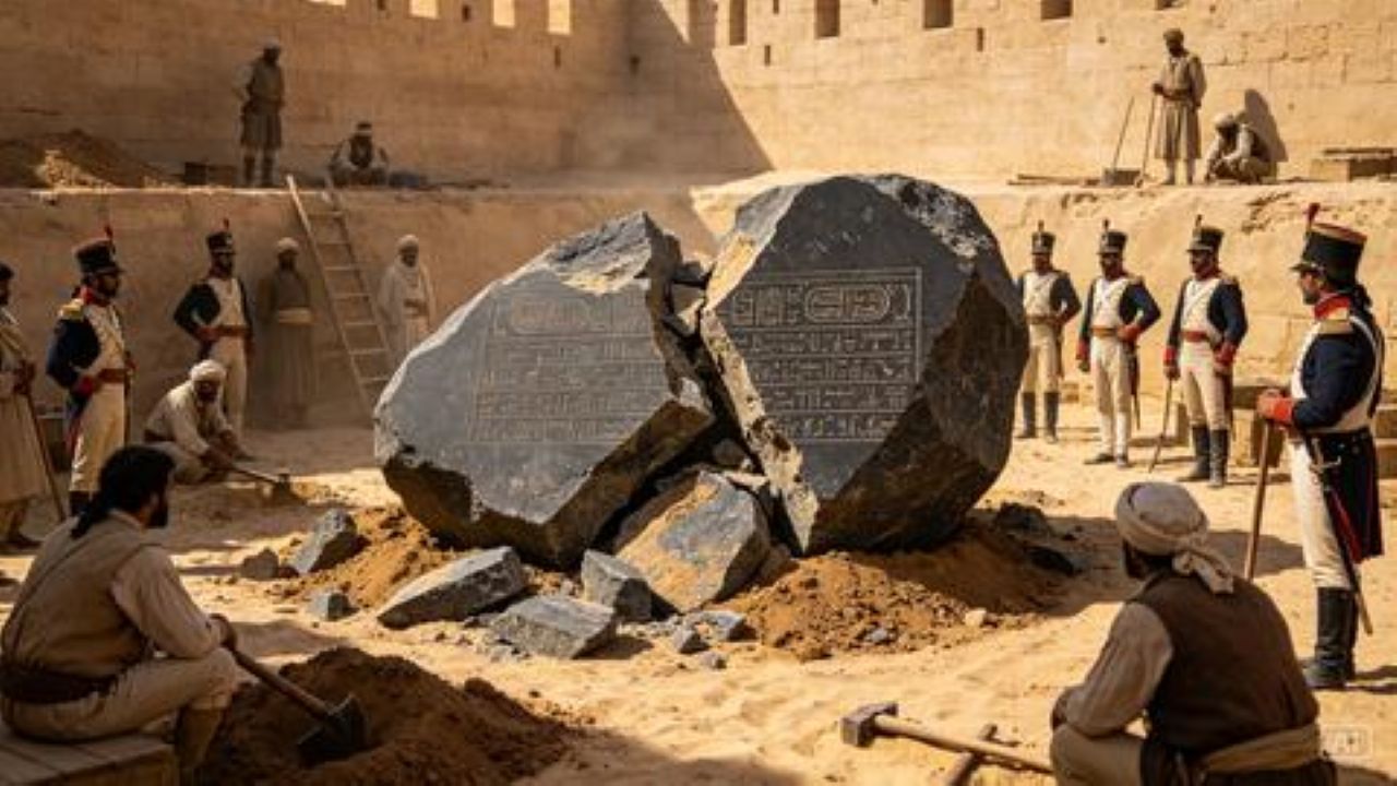 A pedra encontrada por acaso que ajudou a decifrar o Egito antigo