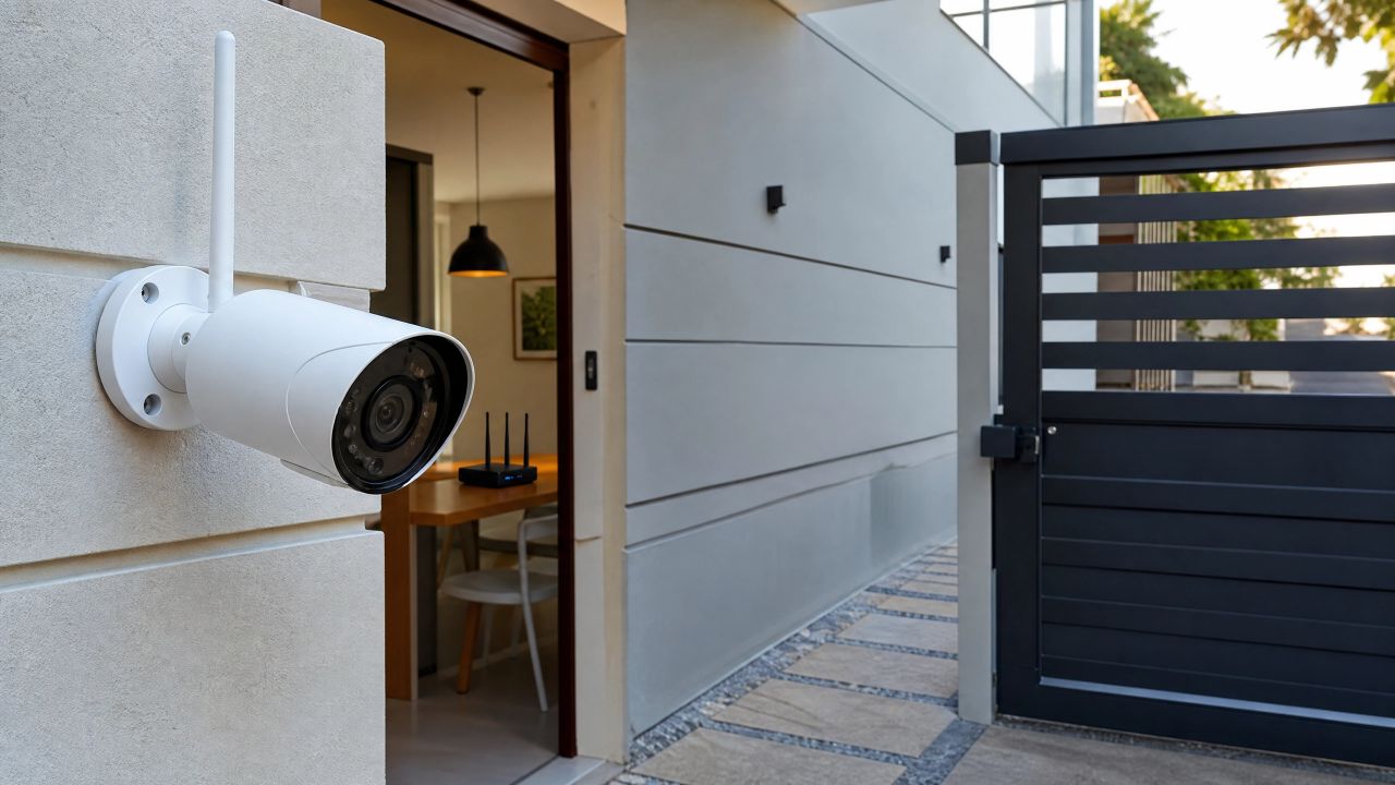Câmeras de segurança inteligentes ficam offline quando o Wi-Fi comete este erro simples dentro de casa