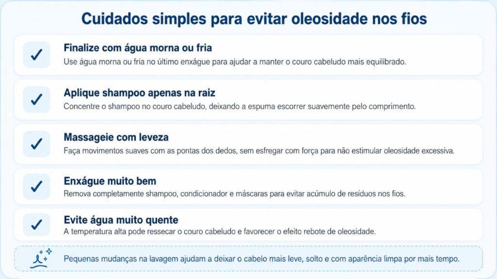 Cabelo oleoso no inverno? O erro comum que deixa a raiz pesada mais rápido