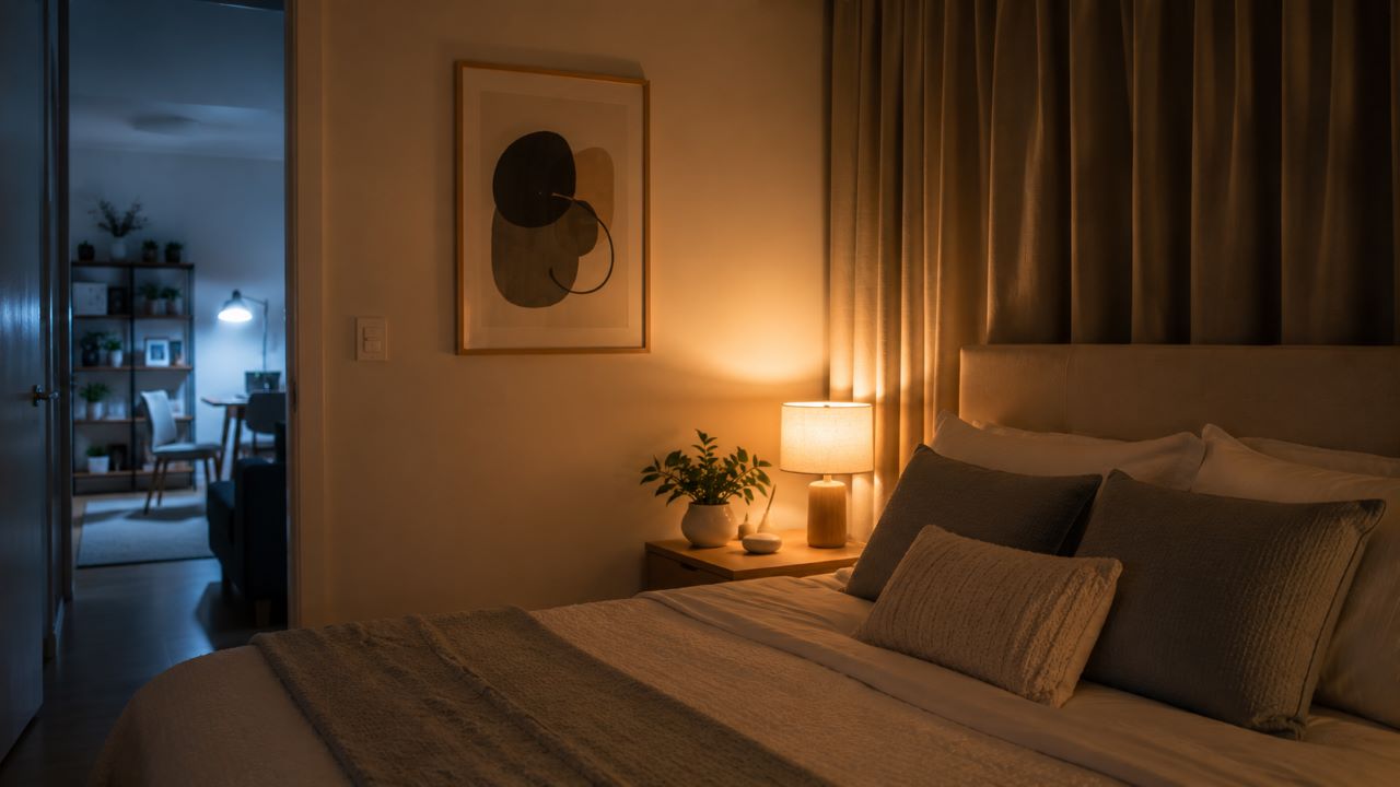 O truque de iluminação inteligente que ajuda a regular o sono de forma mais natural em casa