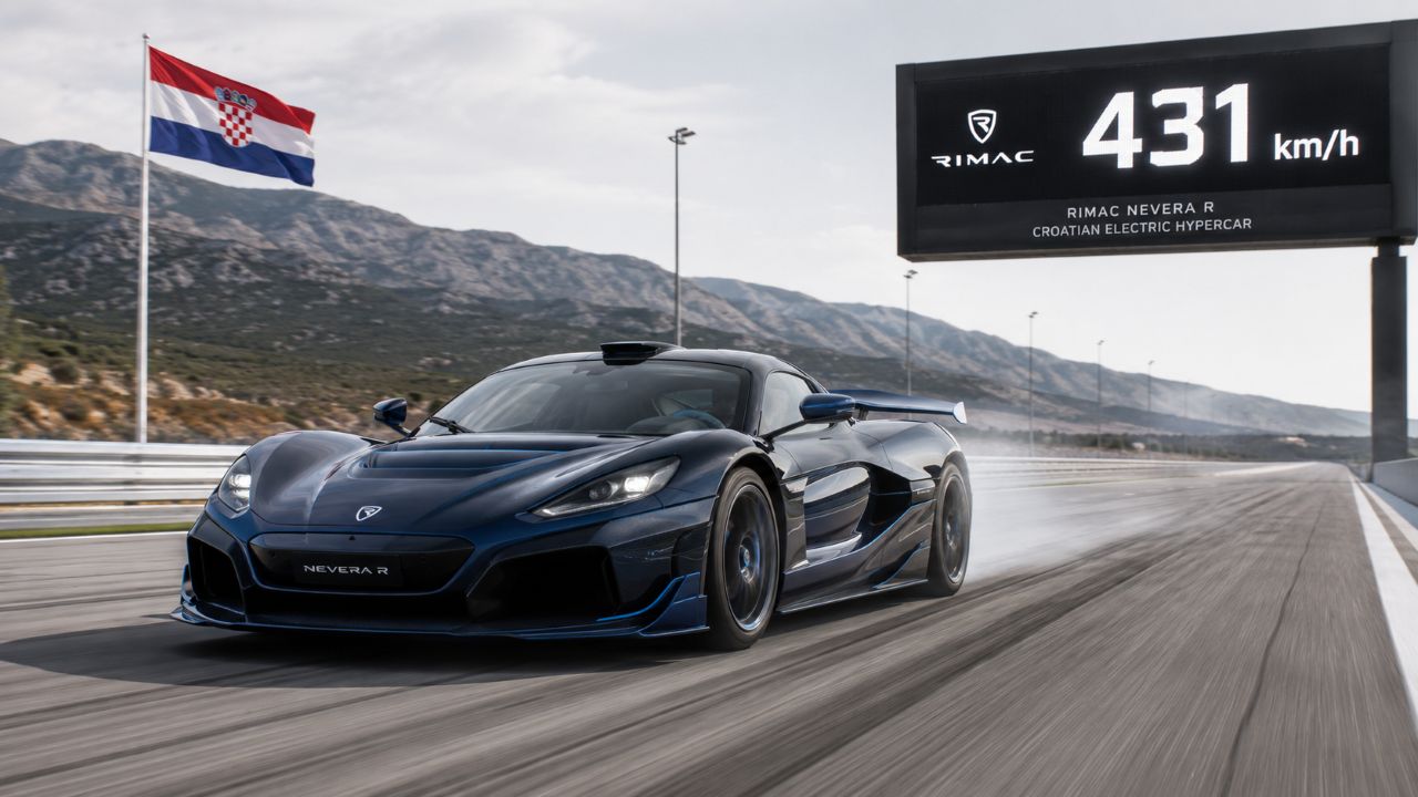 Rimac Nevera R levou os hipercarros elétricos a um novo patamar de velocidade