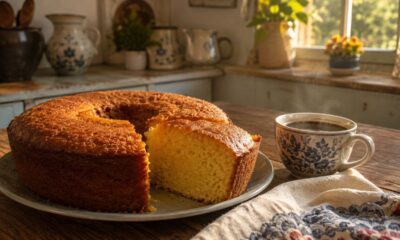 O bolo de fubá que traz cheiro de casa de avó