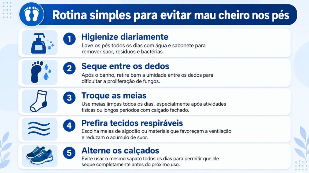 Mau cheiro nos pés: por que acontece e como controlar?
