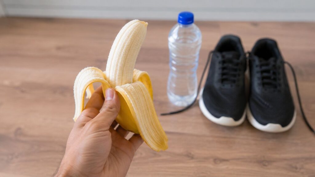 Consumida antes do treino ou entre refeições, a banana oferece energia prática e rápida para a rotina diária