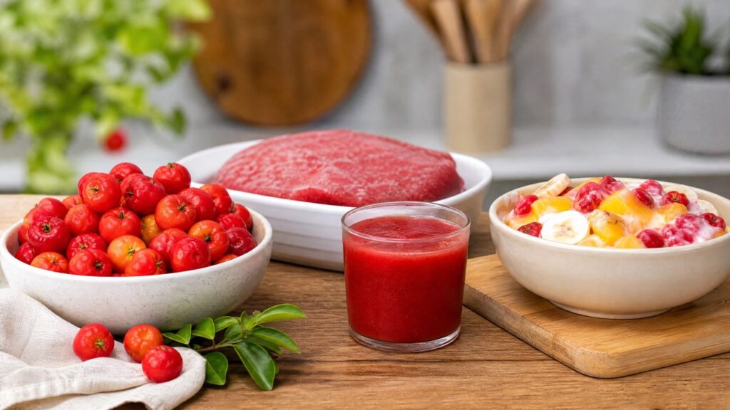 Fruta fresca, polpa sem açúcar e combinações naturais facilitam o consumo no cotidiano