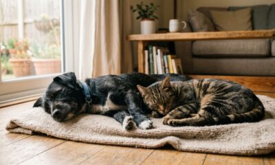 Gato Sebastian passou a vida esperando por um melhor amigo canino