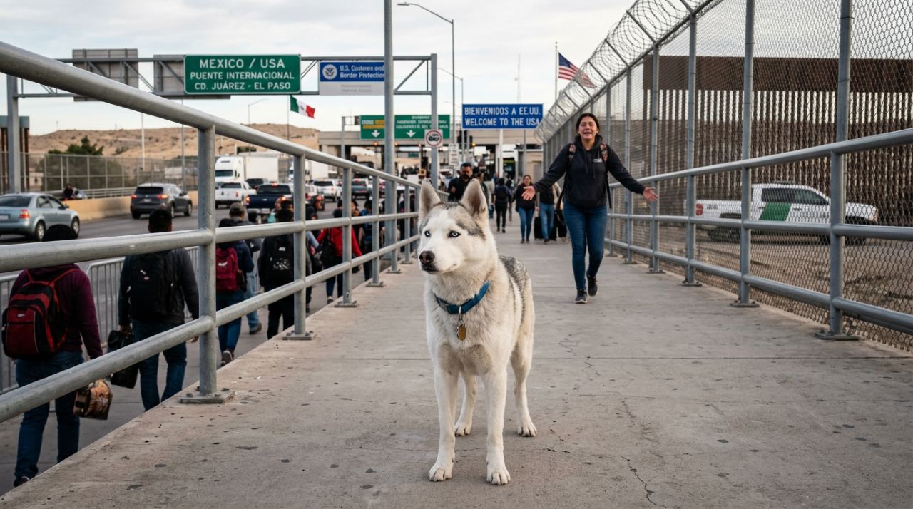 Husky escapa de casa e acaba em outro país em aventura surpreendente