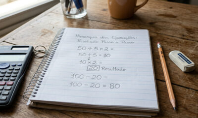 A equação 100 – 50 ÷ 5 × 2 tem uma resposta certa, e a maioria das pessoas erra logo no primeiro passo