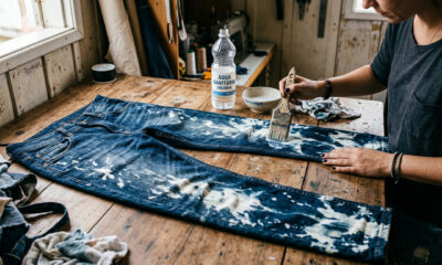 Como tirar manchas de água sanitária das calças jeans e deixa-las parecendo novas