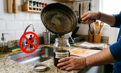 Não jogue fora o óleo de cozinha usado, você tem um tesouro em casa: duas maneiras de usá-lo