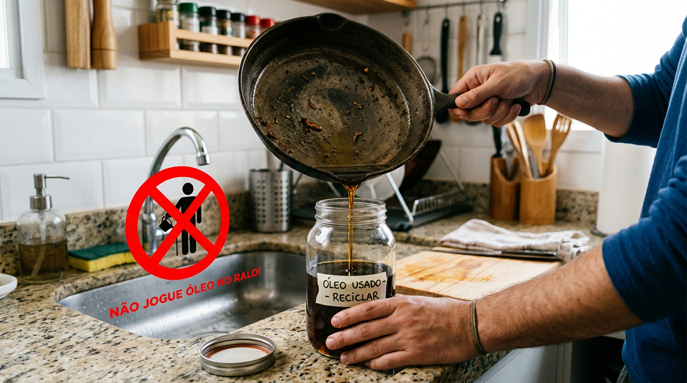 Não jogue fora o óleo de cozinha usado, você tem um tesouro em casa: duas maneiras de usá-lo