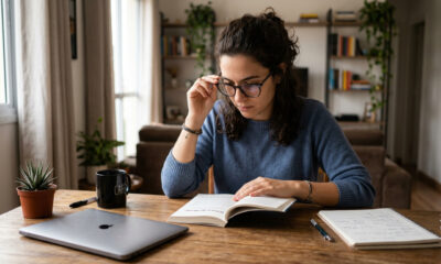 Segundo a psicologia, pessoas que ficam ajustando os óculos toda hora não são ansiosas: elas têm um traço de inteligência que poucos possuem