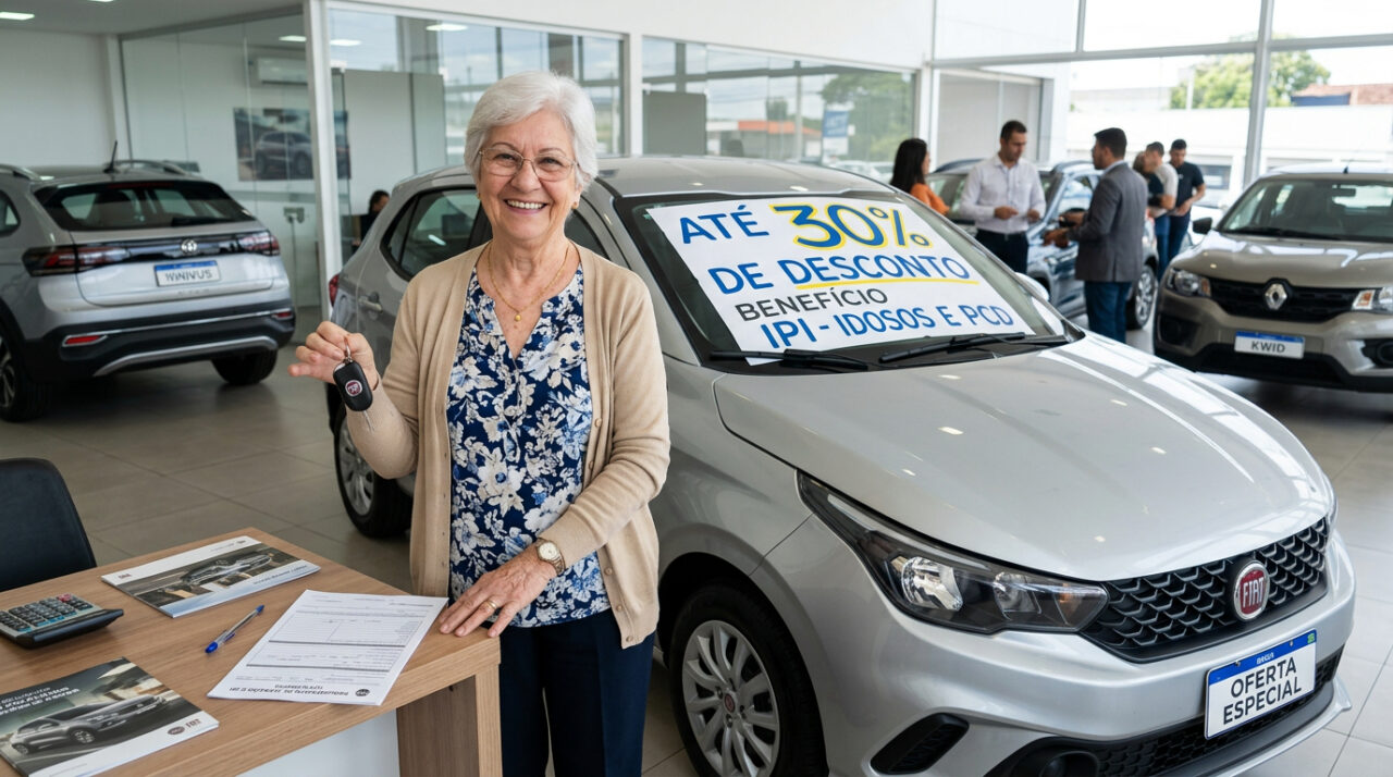 Idosos poderão comprar carro novo com desconto de até 30% com a nova isenção de impostos