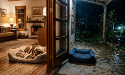 Segundo especialistas, onde os cães devem dormir em noites frias