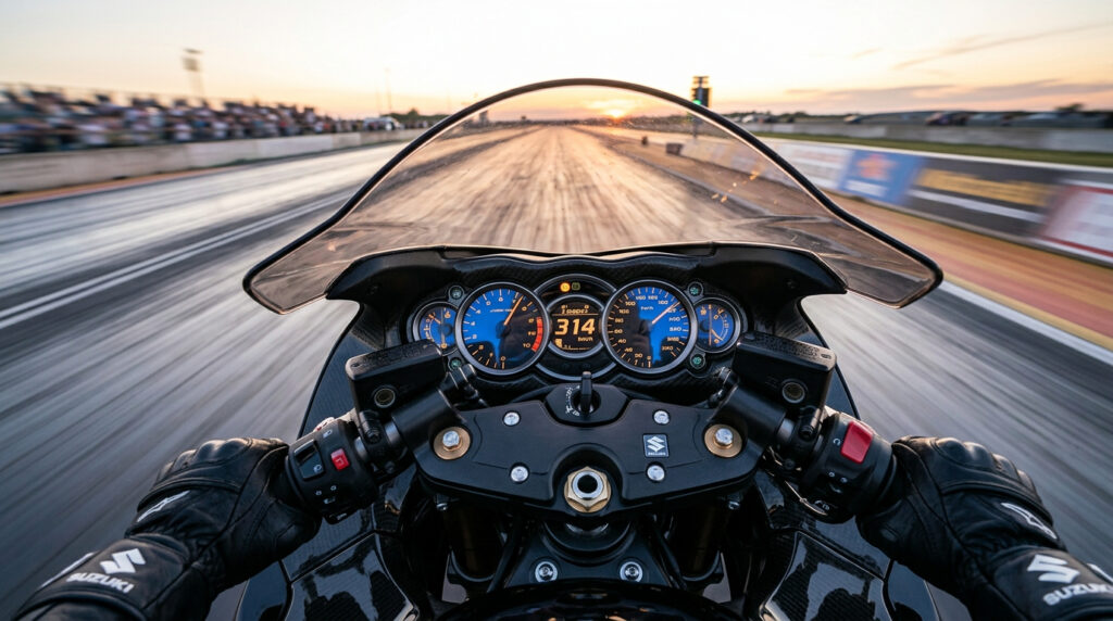 Há trinta anos, os fabricantes japoneses fizeram um pacto: nenhuma moto ultrapassaria os 300 km/h. E então chegou a Suzuki Hayabusa, atingindo quase 450 km/h